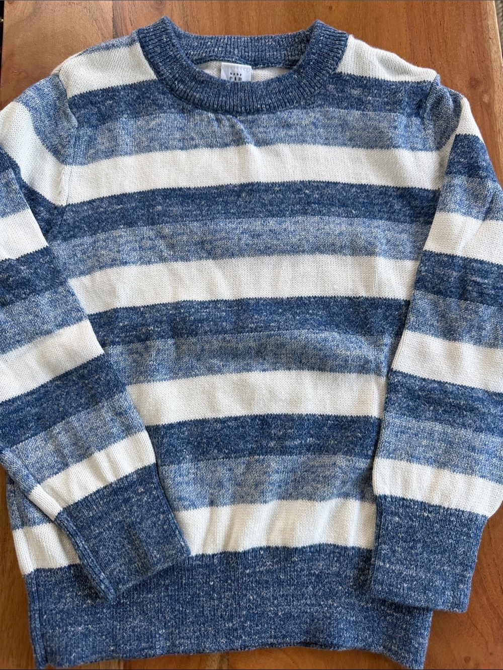 NWOT GAP Striped Crewneck Sweater